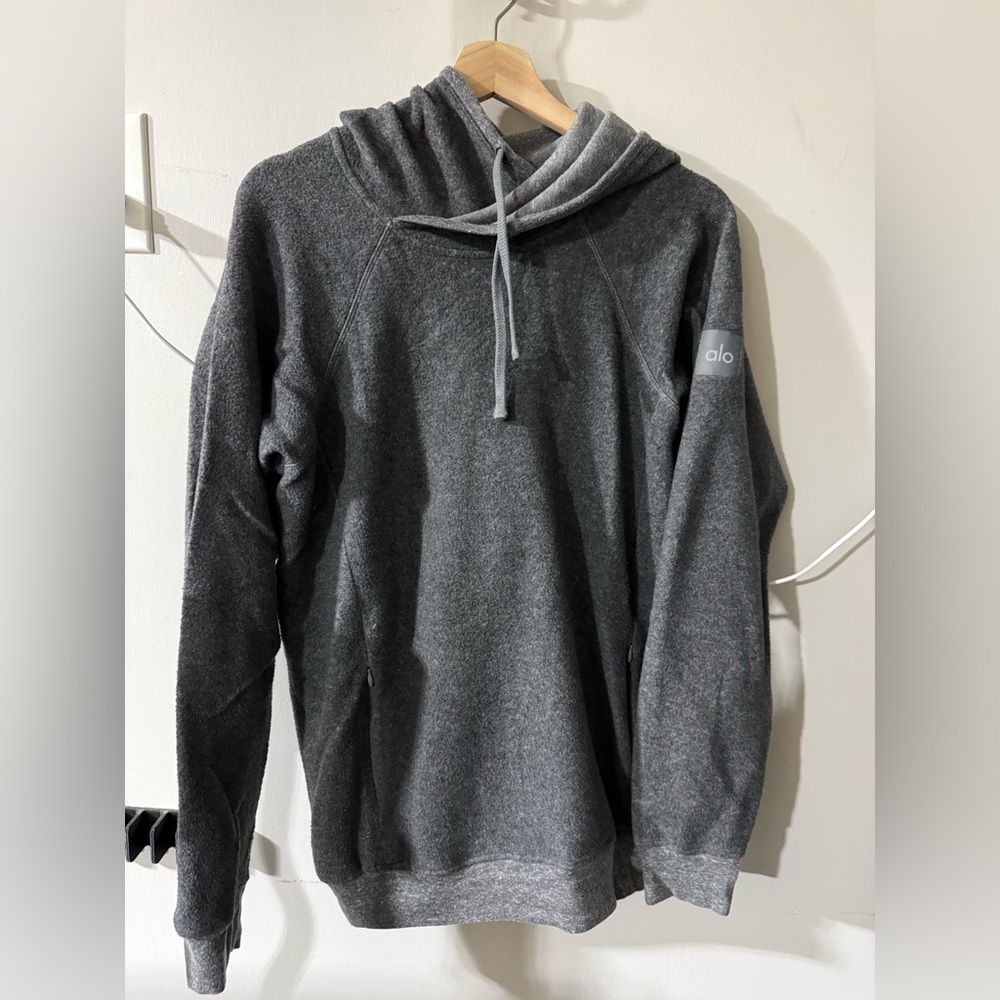 Alo Men’s Triumph Hoodie, Sz M, Grey